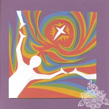 CD cover. Paper cut. For Crossroads.